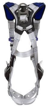 3M DBI-SALA ExoFit X100 Comfort Climbing/Positioning Safety Harness with Stainless Steel Hardware, Front, Back and Hip D-Rings, Tongue and Buckle Leg Straps