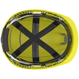 HexArmor Ceros XP250 Hi-Viz Yellow Short Brim Vented Class C Safety Helmet, Mfg# 16-11010