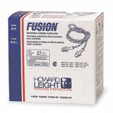 Howard Leight FUS30S-HP Small Fusion® Reusable Earplugs, Corded, NRR 27dB, Conforming Fit, 100 pr/box