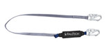 FallTech 6 ft ViewPack 8256 Energy Absorbing Lanyard, Single-leg with Steel Snap Hooks