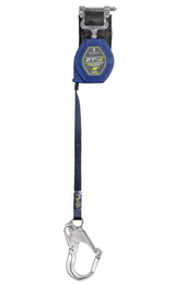 FallTech8' FT-X™ EdgeCore™ Class 2 Leading Edge Personal SRL-P, Single-leg with Aluminum Rebar Hook | MFG # 84108SP5