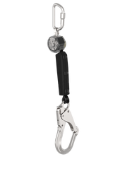 MSA V-TEC VTOHW-011-DA-A Class 1 Non-Leading Edge Personal Fall Limiter,  6 ft. Single-Leg Leg, AL36CL Large Aluminum Snap-hook