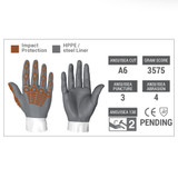 HexArmor® 4073W Chrome SLT Leather Winter Glove, C100 Thinsulate Liner, ANSI Cut Level A6 & Impact Protection