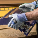 HexArmor Helix® 2085 ANSI Cut Level A4 and Puncture Resistant Gloves with Flexible Polyurethane Coating, Sold per Pair