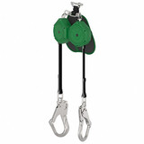 MSA V-SHOCK EDGE VSLEW-032-PH-A  Leading Edge Web 10 ft PFL, Twin-Leg Aluminum Rebar Swivel Hooks, Class 2