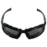 PIP Bouton Cefiro Safety Eyewear, Rubber Foam Padding, Gray Lens with Anti-Scratch / Anti-Fog Coating