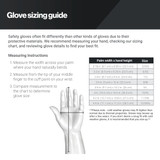 HexArmor Chrome SLT Oasis 4074 work glove sizing chart