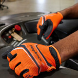 HexArmor Chrome SLT Oasis 4074 Leather Gloves, ANSI Cut Level A6 & Level 2 Impact Protection, Sold in Pairs