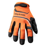 Synthetic-leather palm of HexArmor 4074 cut-resistant work glove