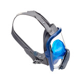 MSA Advantage 3100 Full Facepiece Respirator, Single Port, Rubber Head Harness