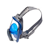 MSA Advantage 3100 Full Facepiece Respirator, Single Port, Rubber Head Harness