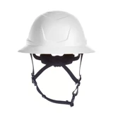 MSA V-Gard H2 Non-Vented Full Brim Safety Helmet, ANSI Type II, Class E, Ratchet Suspension