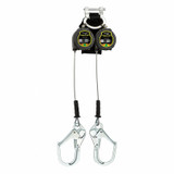 Miller MTL-LEP2-62/9FT TurboLite+ Edge Twin Leg Self-Retracting Lifeline, G2 Connector, Locking Steel Rebar Snap Hooks (9ft)