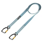 Falltech 5340B 40 lb Premium Tool Tether with Non-stretch Web and Dual Swivel Aluminum Carabiners, 78" Length
