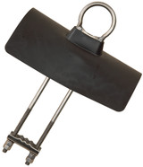 3M DBI SALA 2103670 Permanent U-bolt Roof Anchor with Flashing and Cap, Installs Up To 2x8 Wood Frame Structures