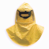 MSA 10083330 OptimAir TL Tychem QC Hoods with Suspension, Threaded Connection, Double Bib, 4 Each/Pack