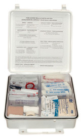 Pac-Kit Safety 50 Person First Aid Kit, Weatherproof Plastic Case