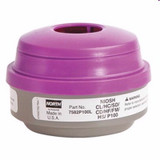 North Safety 7582P100L | Acid Gas & P100 Particulate Filter Cartridge, 1 Pair/Pkg