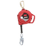 3M Protecta Rebel 50 Ft. Self Retracting Lifeline, Class 1,  3/16" Galvanized Steel Wire Rope, Swivel Snap Hook, Anchorage Carabiner, Mfg# 3590038