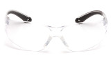 Pyramex ITEK Safety Eyewear, Clear H2X Anti-Fog Lens with Clear Temples, Mfg# S5810ST