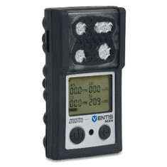Ventis MX4 Multi-Gas Monitor, Black Overmold, LEL-Methane, O2, CO, H2S, Lith-ion Battery, Charger,  Industrial Scientifc VTS-L1234100101