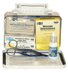 Pac-Kit Safety 10 Person Vehicle First Aid Kit, Weatherproof Steel Case, Mfg# 6400