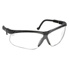Uvex S3200HS Genesis Safety Eyewear, Black Frame, Clear HydroShield Anti-Fog Lens