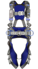 3M DBI Sala ExoFit X300 Construction Style Positioning Full Body Harness, Aluminum D-Ring, belt with pad and side D-rings