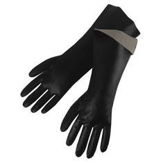 Durawear 18" Length Black PVC Coated Glove, Smooth Finish, Large, 1 Pair, Mfg# 2238