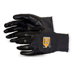 Protective Industrial Products® Large Kut-Gard® 15 Gauge Medium Weight Cut  Resistant Black Solid Nitrile Palm And Fingertip Coated Work Gloves With  Elastic Knit Cuff - The Binding Source