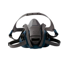 3M 6500QL Series Reusable Half Face Mask Respirator with Quick Latch