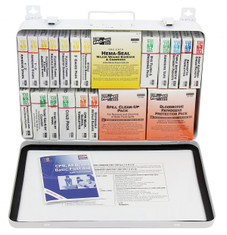 Pac-Kit Safety 36 Unit First Aid Kit With BBP And CPR, Metal Case