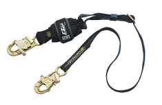 DBI Sala 1246317 Force2 Arc Flash Shock Absorbing Lanyard 6 ft. (1.8m) Adjustable Nomex/Kevlar Web Single-Leg