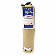 Industrial Scientific 18109175 Calibration Gas with iCard, 100 ppm CO, 18% O2, CH4 2% (40% Methane), 103 Liter, Hazmat