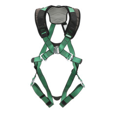 MSA V-FORM+™ Full Body Harness with Shoulder Padding, Back D-Ring, Quick Connect Leg Buckle