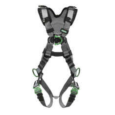 MSA V-FIT Harness, Back, Chest & Hip D-Rings, Quick-Connect Leg Straps, Shoulder Padding
