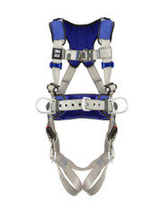 3M DBI-SALA ExoFit X100 Comfort Construction Positioning Safety Harness with Back and Hip D-Rings, Quick Connect Chest Buckle, Tongue and Buckle Leg Straps