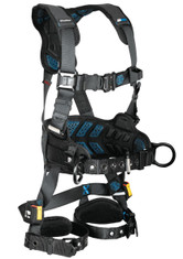 FallTech FT-One Construction Harness with Padded Belt, Back and Hip D-Rings, Tongue and Buckle Leg Straps | Mfg # 8127B