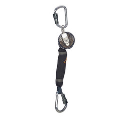MSA V-TEC Arc Flash Personal Fall Limiter, Cass 1, 6 ft. Single-Leg, Aluminum Triple Action Carabiner, VTOHW-021-DD-AF