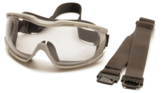 Pyramex Capstone Goggle, Clear Lens with Anti-Fog Coating, Mfg# G604T2