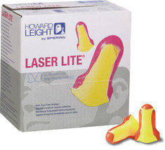 Howard Leight by Honeywell LL-1 Laser Lite® Single Use Earplug, NRR 32, 200 Pair/Box