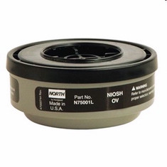 North Safety N75001L Organic Vapor Respirator Cartridges, 1 Pair/Pkg