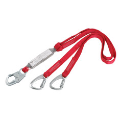 Protecta PRO 100% Tie-Back Lanyard SA Lanyard 6'x1", 1340060
