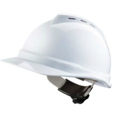 msa full brim vented hard hat