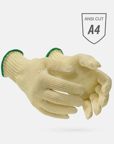 Worldwide Protective ATA 7 Gauge ATA/Cotton Plated Glove, ANSI Cut Level A4, Seamless Knit, Ambidextrous, Mfg# MATA30PL