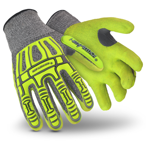 HexArmor 2090X Rig Lizard Thin Lizzie ANSI Cut Level A4 & Impact Resistant Rigger Glove, Sold Per Pair