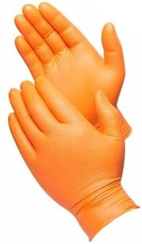 Cordova 5618 Ruffian Rubber Dipped Glove, Jersey Lining, Orange Crinkle  Finish, Standard quality, Supported - Dozen