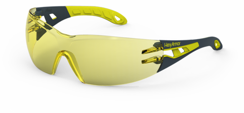 Hexarmor MX200 Safety Eyewear, Amber Lens with TruShield Coating, Mfg# 11-10005-02