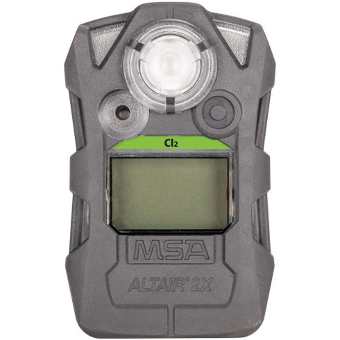 MSA 10154080 Altair 2X CL2 Chlorine Single Gas Detector, Low Alarm 0.5 ppm, High Alarm 1 ppm, 2 Year Warranty