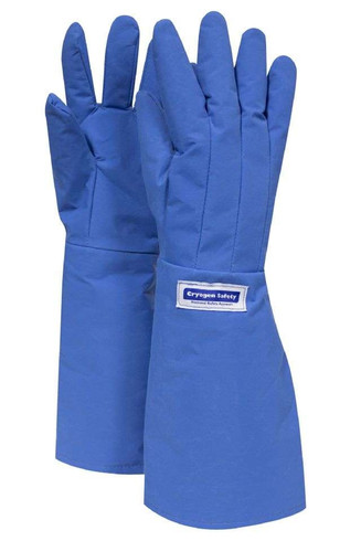 CRYOGEN Safety Gloves by National Safety Apparel, 17" Elbow Length, Water Resistant, Royal Blue,  G99CRBER__EL